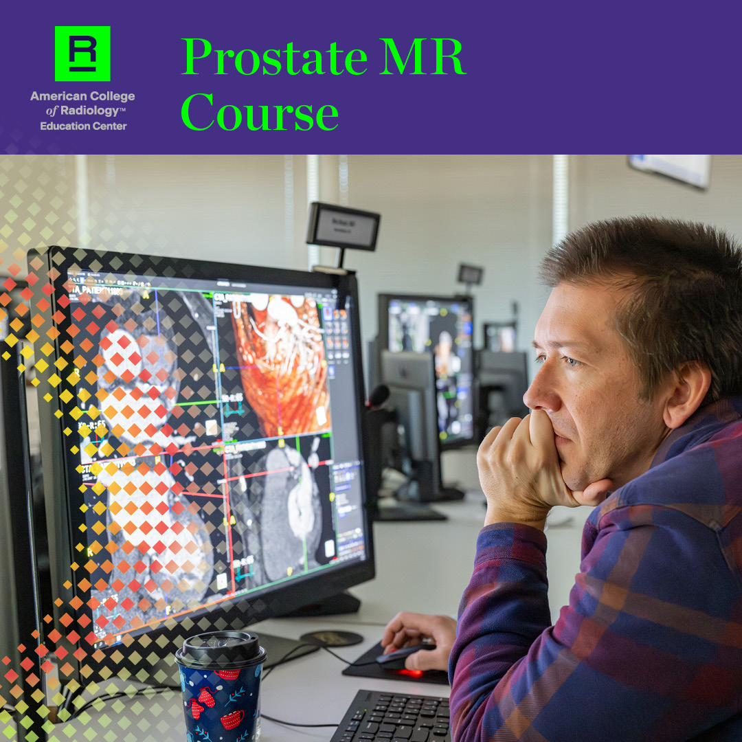 RadiologyACR's tweet photo. Experience one-of-a-kind, hands-on learning to enhance your interpretation of multiparametric prostate MRI at the #ACREducationCenter Feb. 13 & 14. Registration is open! https://t.co/jel1KqHrBz https://t.co/SdXmhxt2Y5