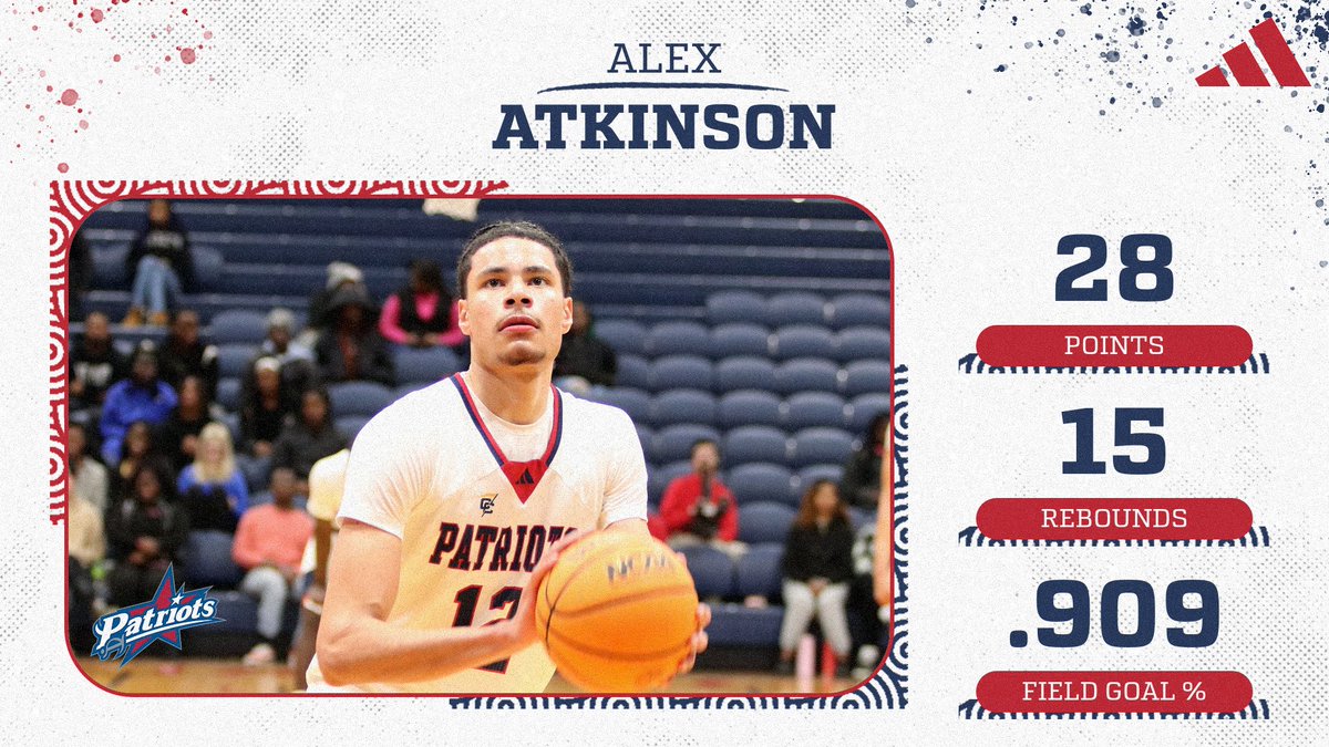 Several Patriots had stellar performances tonight, but Alex Atkinson definitely had something to SAY in this game. 😤

#SwampEm #GoPatsGo