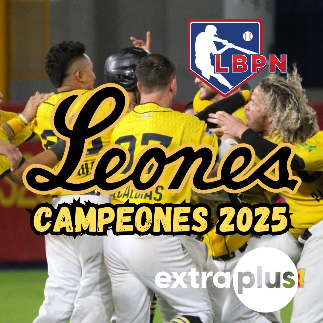 #Deportes Los Leones de #León se coronaron Campeones de la Liga Profesional, #LNBP, al ganar el 7⁰ juego, en la 10⁰ entrada, con marcador 2-1 frente al Tren del Norte de #Estelí