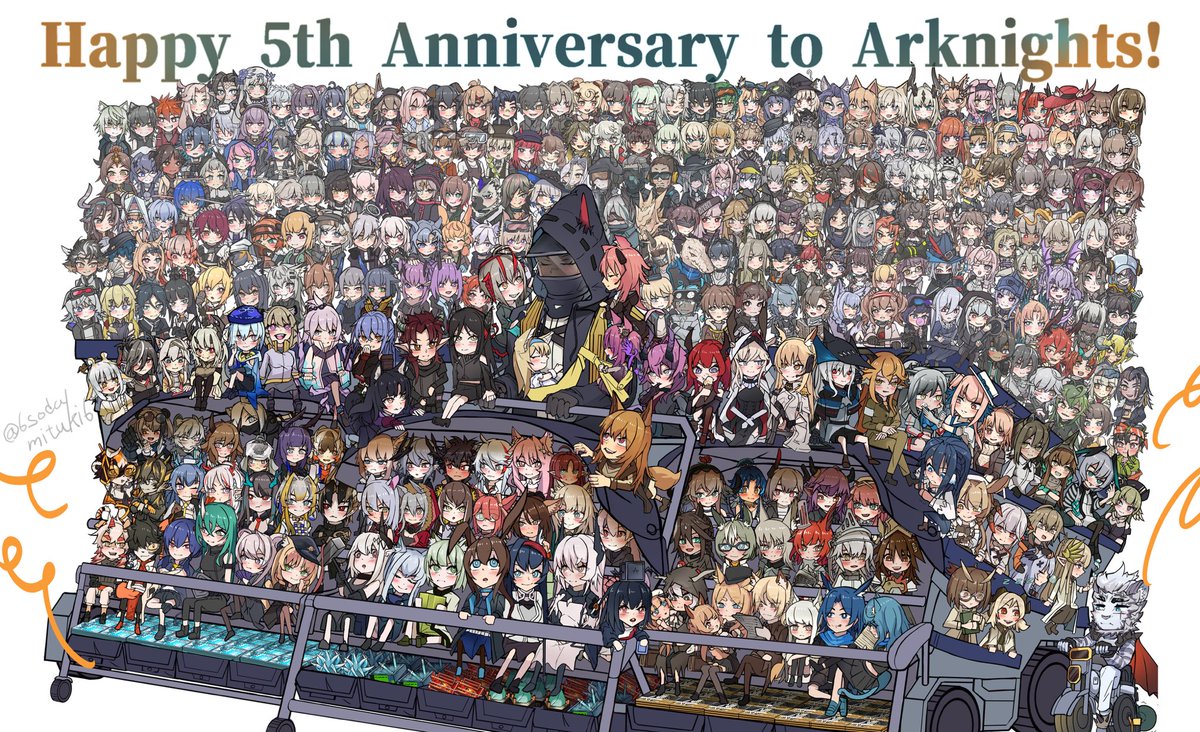 6sodamituki6's tweet photo. #Arknights　#明日方舟
 完成しました。✨✨✨
アークナイツ5周年おめでとうございます。 https://t.co/BqjsyOMYek