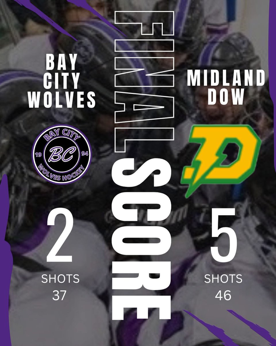 Wolves drop a tough one to Midland Dow tonight. The boys are off until next Wednesday at Flint Powers. #stillhungry
