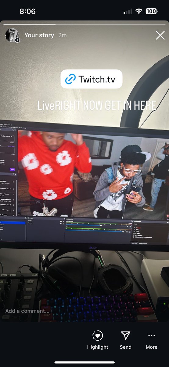 We live twitch.tv/laavo