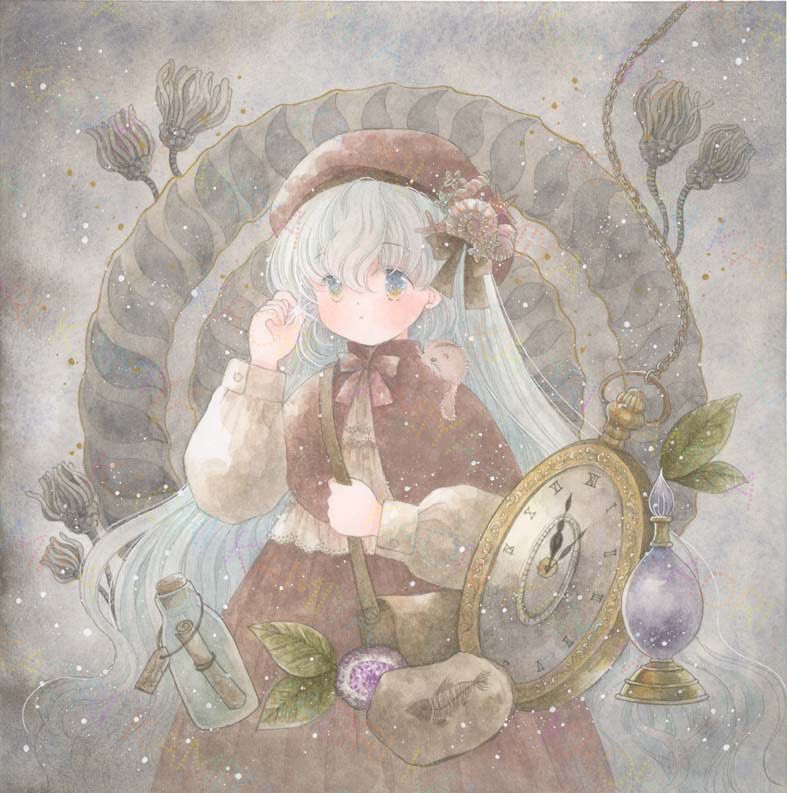 「ぎゃらりぃあと様( )「滓果て」2日目始まっていますどうぞよろしくお願いします拾」|神谷かおり🌸ドローイングモール🌸羽根としっぽ展🌸アリス展🌸コミティアのイラスト