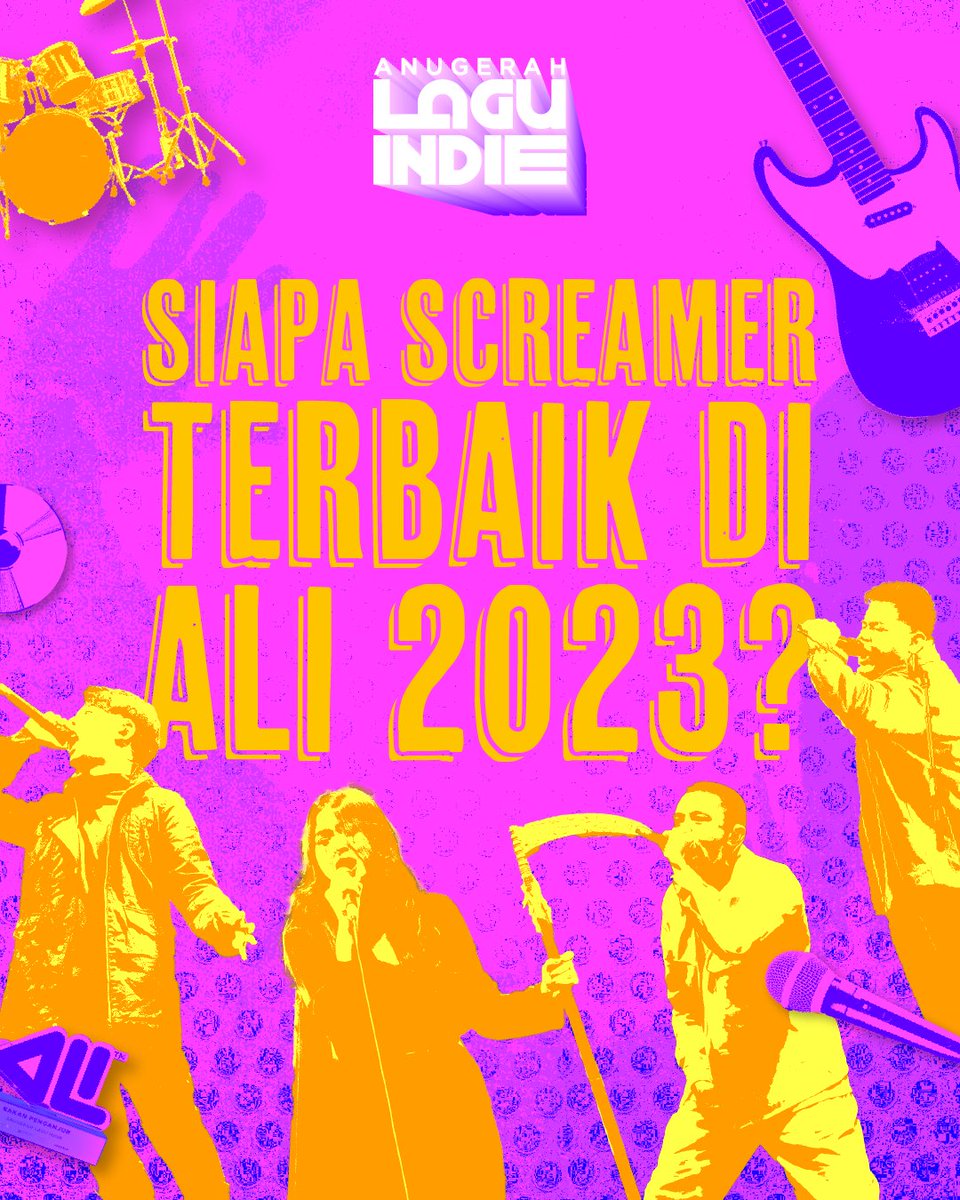 Serius, semua screamer ALI 2023 memang pecah habis! 🗣🔥 

Anda rasa, mana yang paling power? Komen di bawah!👇

#ALI2024 kami teringin nak tengok band-band rock yang powerr! Ayuh! Hantarkan lagu sekarang di anugerahlaguindie.com! 🎶💥