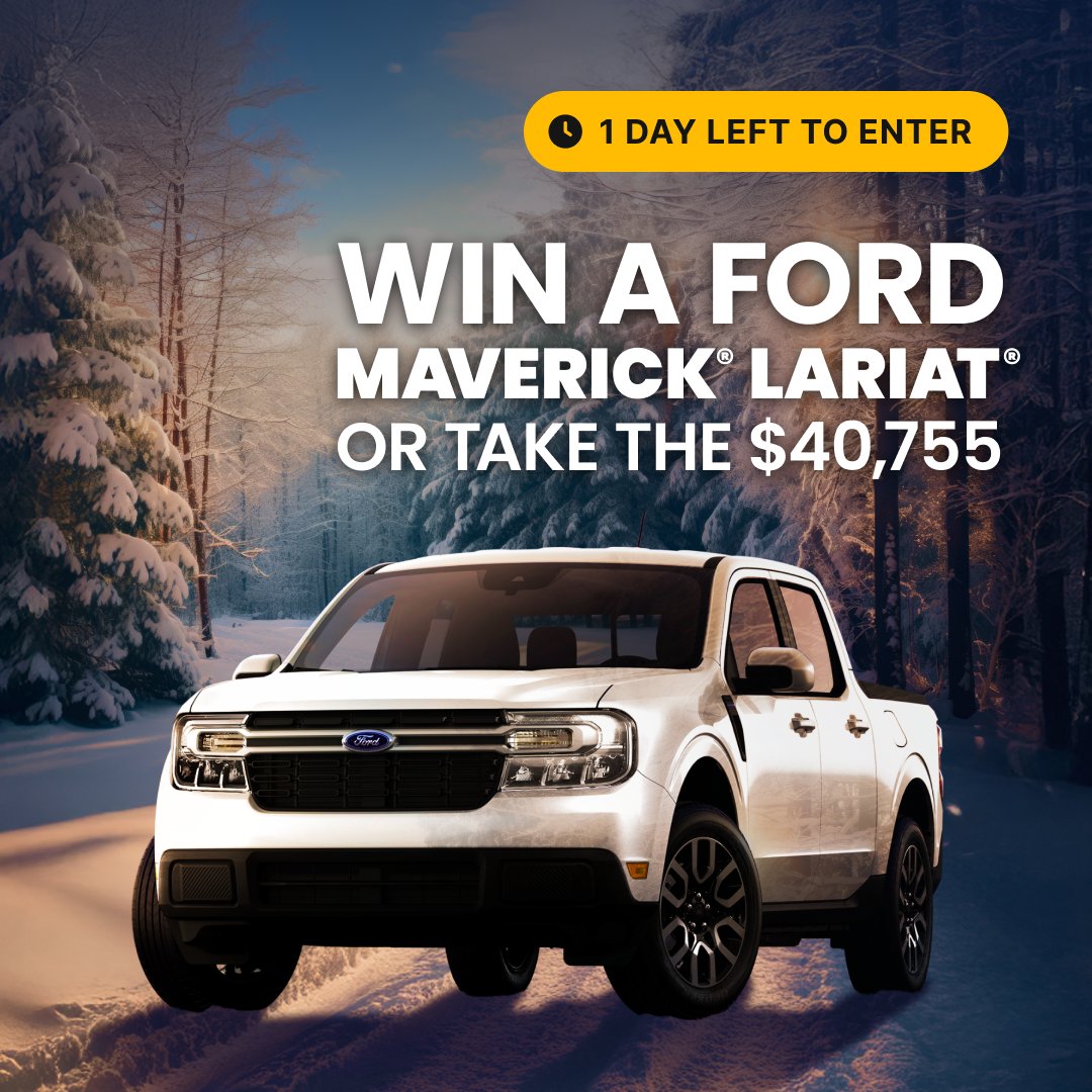 Davesayers87337's tweet photo. Want to win this Ford Maverick® for free? Here’s the inside track to getting the most entries to win today: 

✅ Get 600 Entries In The PCH+ App: 
✅ Get Hundreds Of Entries In The Wordmania App
✅ Get 5 Entries To Win Right Here https://t.co/fgwzVuLzAs