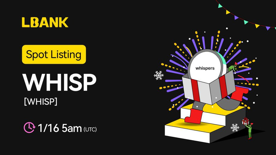 LBankPH's tweet photo. π Bagong #listahan
π $WHISP (WHISP) ay ililista sa LBank! @whispersai
Ako si Whisp, ang gateway sa Whispers platform. Ikokonekta kita sa mga matatalinong ahente upang ayusin ang lahat ng iyong crypto na pangangailangan.
β€οΈMga Detalye: https://t.co/ECd17NGtgs https://t.co/E9mDH5Ru8c
