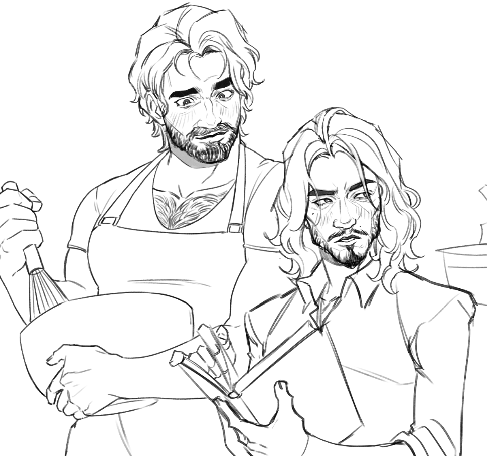 [wip] #jayvik baking AU or smth 🤔