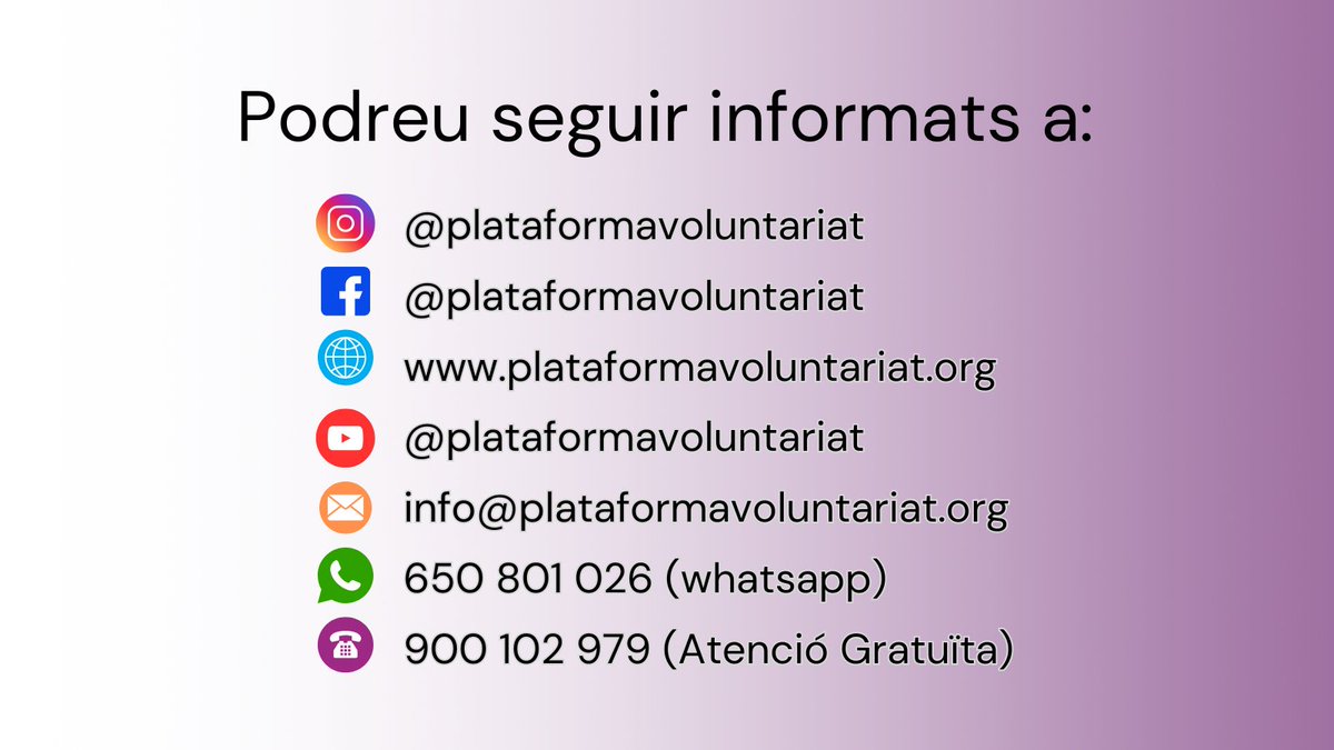 Plataforma del Voluntariat de les Illes Balears tweet media