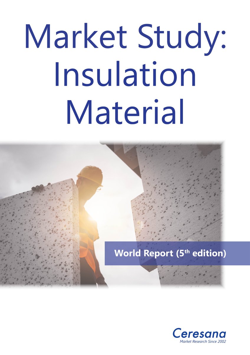 Airtight: Ceresana Publishes Latest Report on the Global Market for Insulation Materials

Ceresana has analyzed the world market for mineral, synthetic, and natural #insulation #materials used in the #construction industry for the fifth time: ceresana.com/en/produkt/ins…