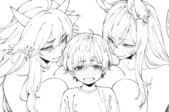 モノクロでザカザカ描きたいときのペンの現在の最適解を見つけたかもしれない。線を引くのが楽しくてしょうがない! 