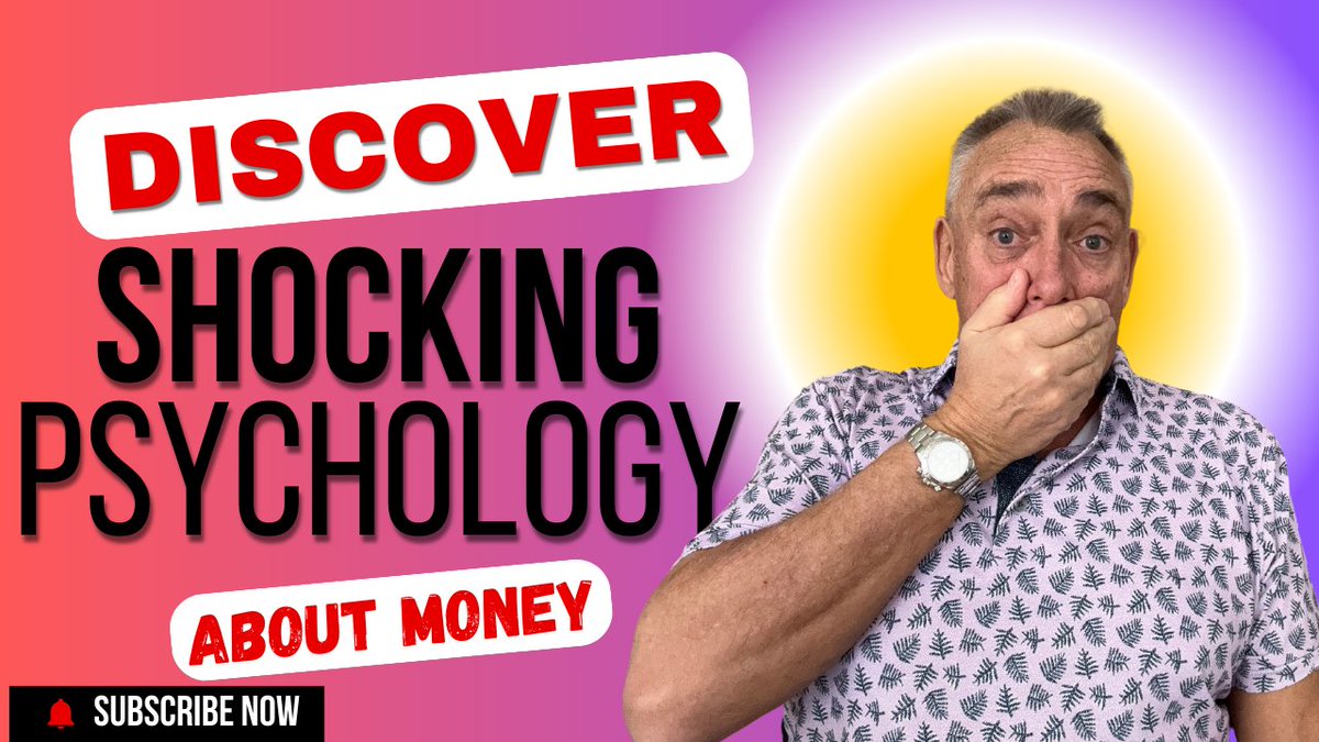🤔 Discover the SHOCKING psychology behind why we hold ourselves back and how to finally take action towards financial success!

💷 It's easy when you know WHAT?

Watch this 👉🏽 ash.club/money  👈🏽
#Money #psychologyfacts