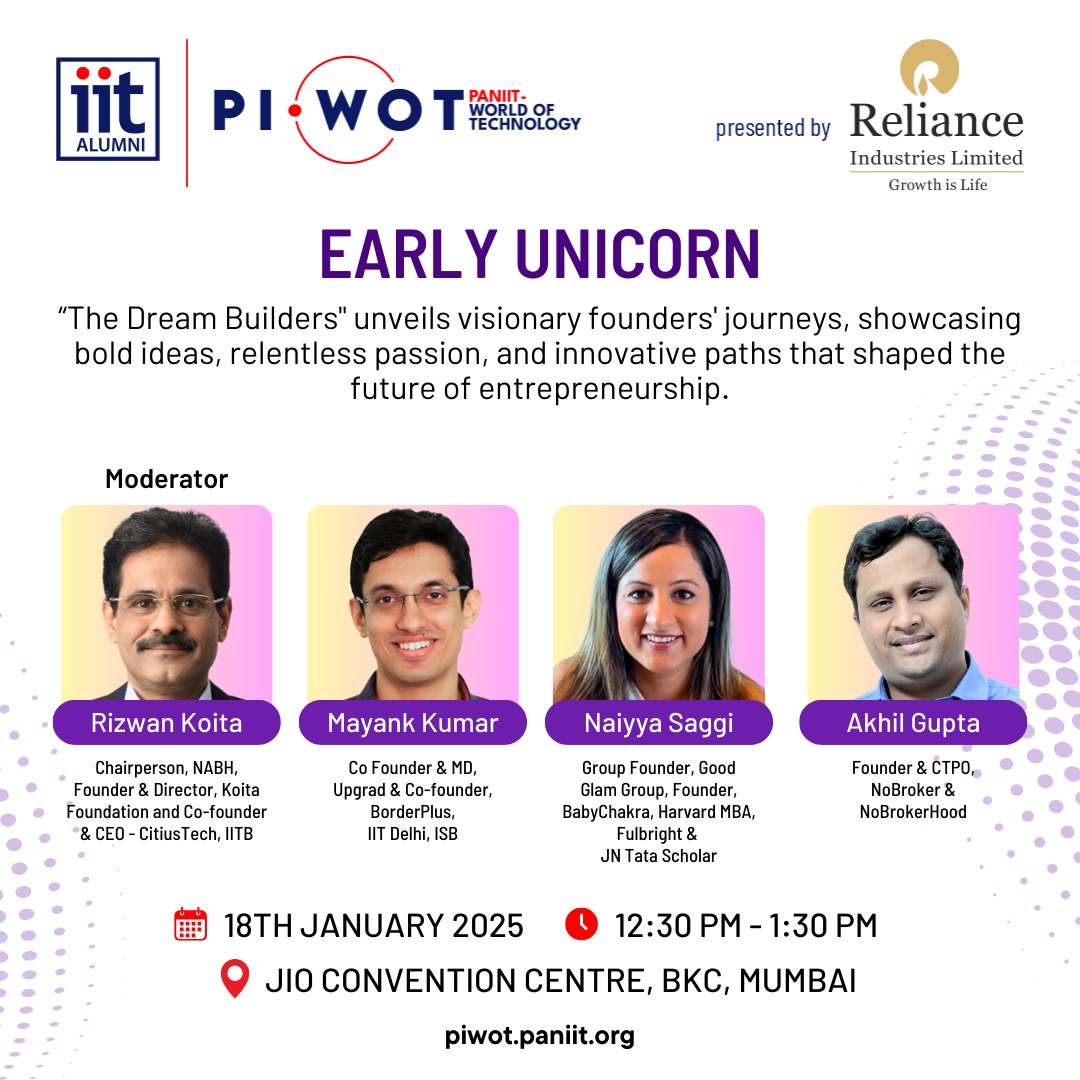 Early Unicorn – Unveiling the Journey to Success

🌟 At PIWOT 2025, uncover the secrets behind building billion-dollar startups! 

💡 What’s the secret sauce behind unicorn success? 
Hear bold stories of visionaries who transformed ideas into unicorns. From navigating challenges