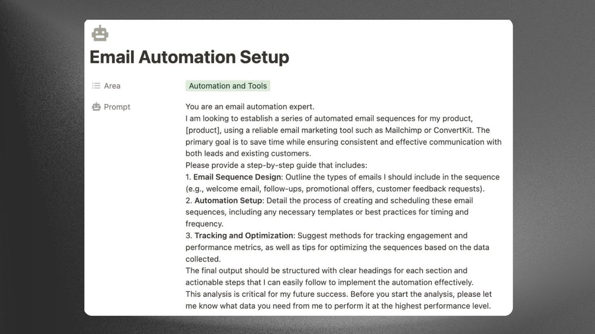 reachvaldo's tweet image. Do you want to save more than $1,000 per month?

Don&apos;t hire a Personal Assistant.

Simply use ChatGPT.

Today I am sharing 75 advanced entrepreneur prompts you can use right now even as a beginner.

Like + Reply &quot;ME&quot; and I&apos;ll DM you all of them for FREE right now!