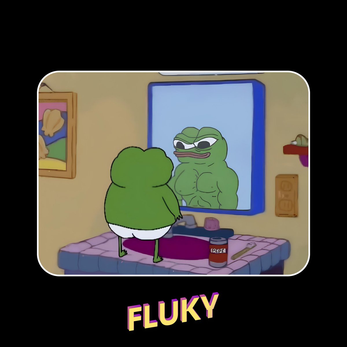 Fluky_Community's tweet photo. Crypto morning: on the outside – just a regular holder, on the inside – a true bull 🐸🚀

$SOL, $PEPE, or $BTC – we’re all waiting for our moment! https://t.co/1kgeQh1bDx