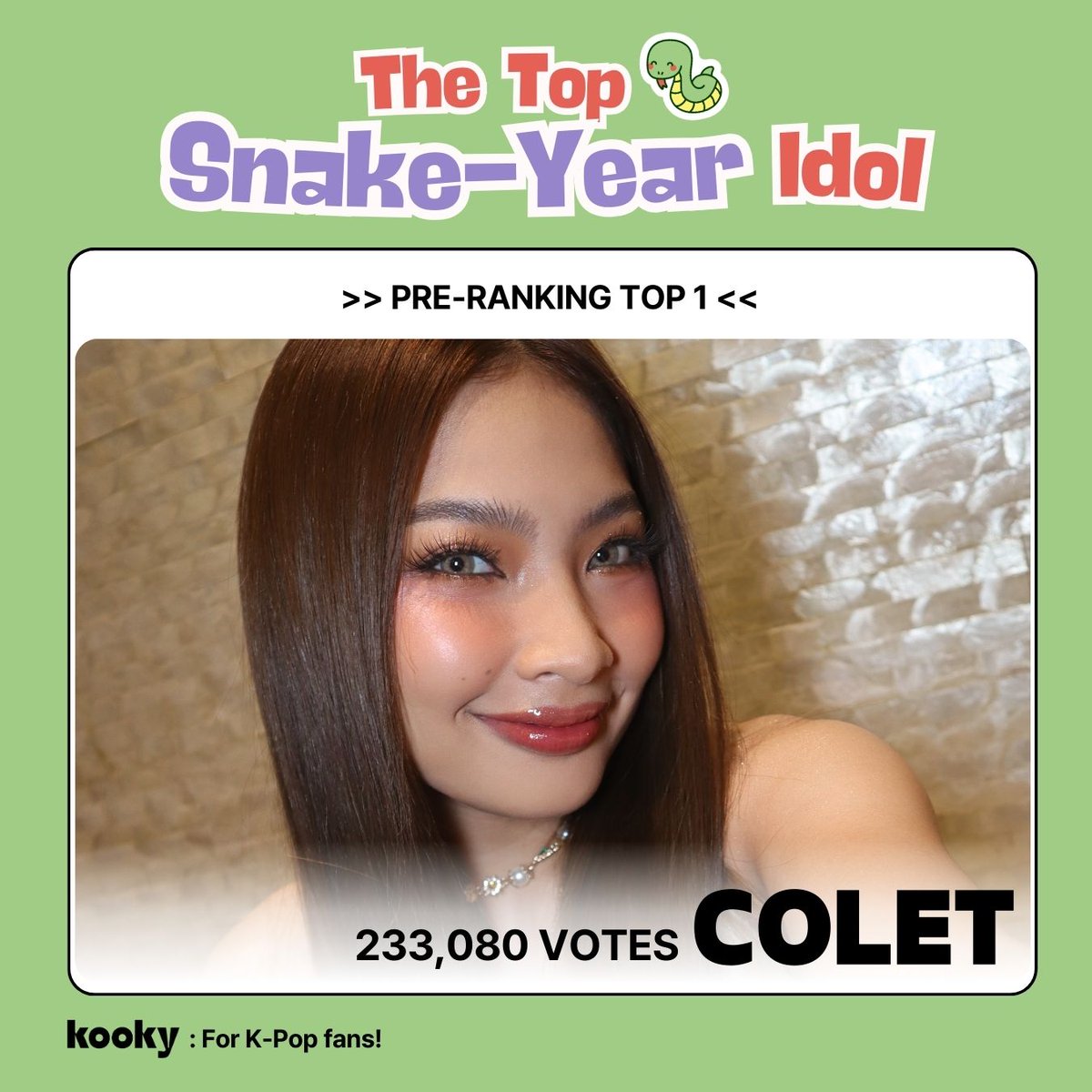 kooky__official's tweet photo. โKooky Ranking | #ExposureProject - Hondae Cafe Edition
โฉยฐ๏ฝกโฎ ๐ BINI COLET ๐ โฉยฐ๏ฝกโฎ
๐ Announcing the TOP 4 advancing to the Final voting ><
#BINI #COLET -๐10,000 bonus votes
#TREASURE #YOONJAEHYUK -๐5,000 bonus votes
#JUSTB #BAIN -๐2,000 bonus votes
#TREASURE #ASAHI
๐ The final vote winner will have the opportunity to promote their idol at W cafe(@ wcafe_event) in Hongdae for about a week. Approximately 300 winner's cup holders will be distributed!!
๐The Final voting is coming soon(Tomorrow 3PM), so stay tuned!
#KookyRanking #HongdaeCafe #kookyCafe_February #kookyCafe #SnakeYear #๋ฑ๋ ์์ด๋ #CSE #HappyNewYear2025 #Cupsleeve #Hongdae #WCafe #๋ฑ๋