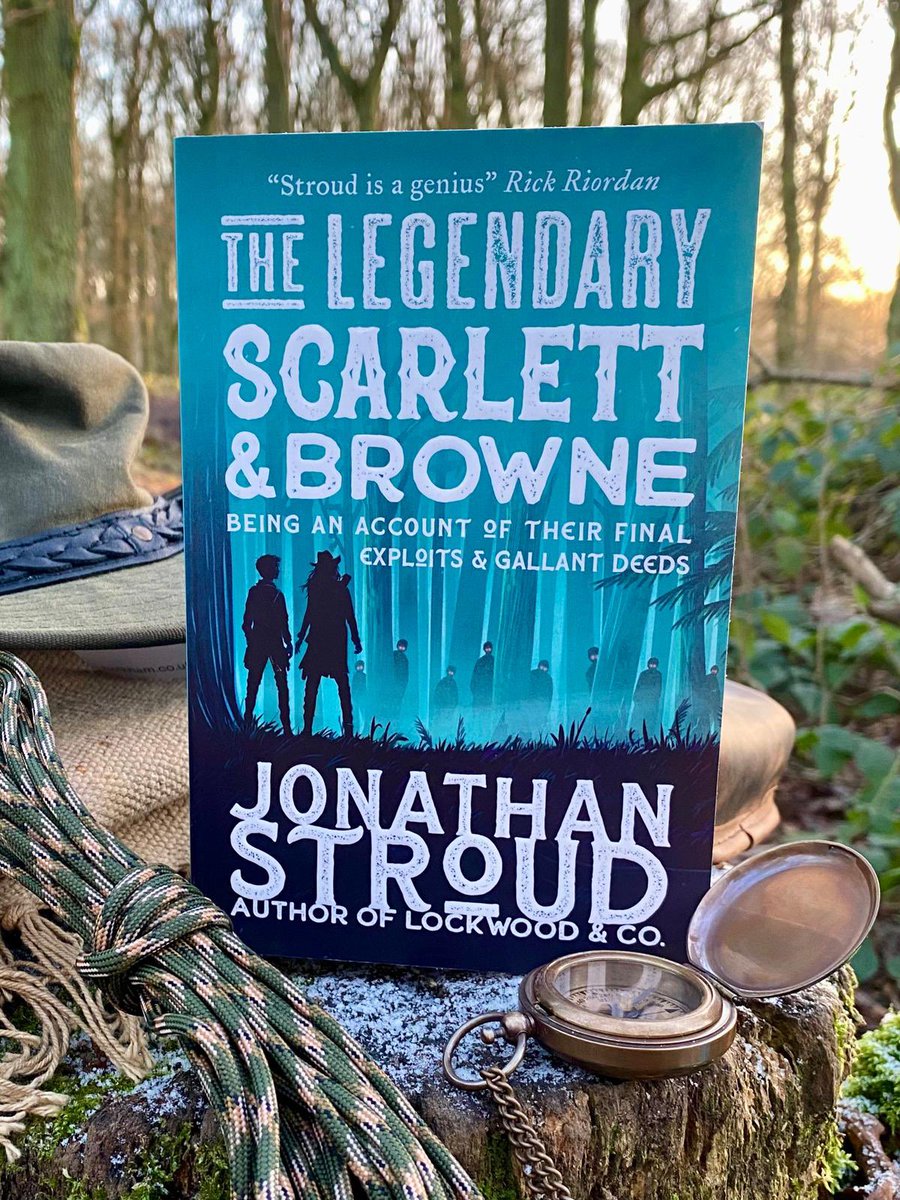 It’s UK PUBLICATION DAY! As the sun rises over the British wilderness, Scarlett and Albert strike camp. Ahead of them lie bank robberies, gunfights, cannibals, AND seismic discoveries about their pasts… Care to join them? #ScarlettandBrowne