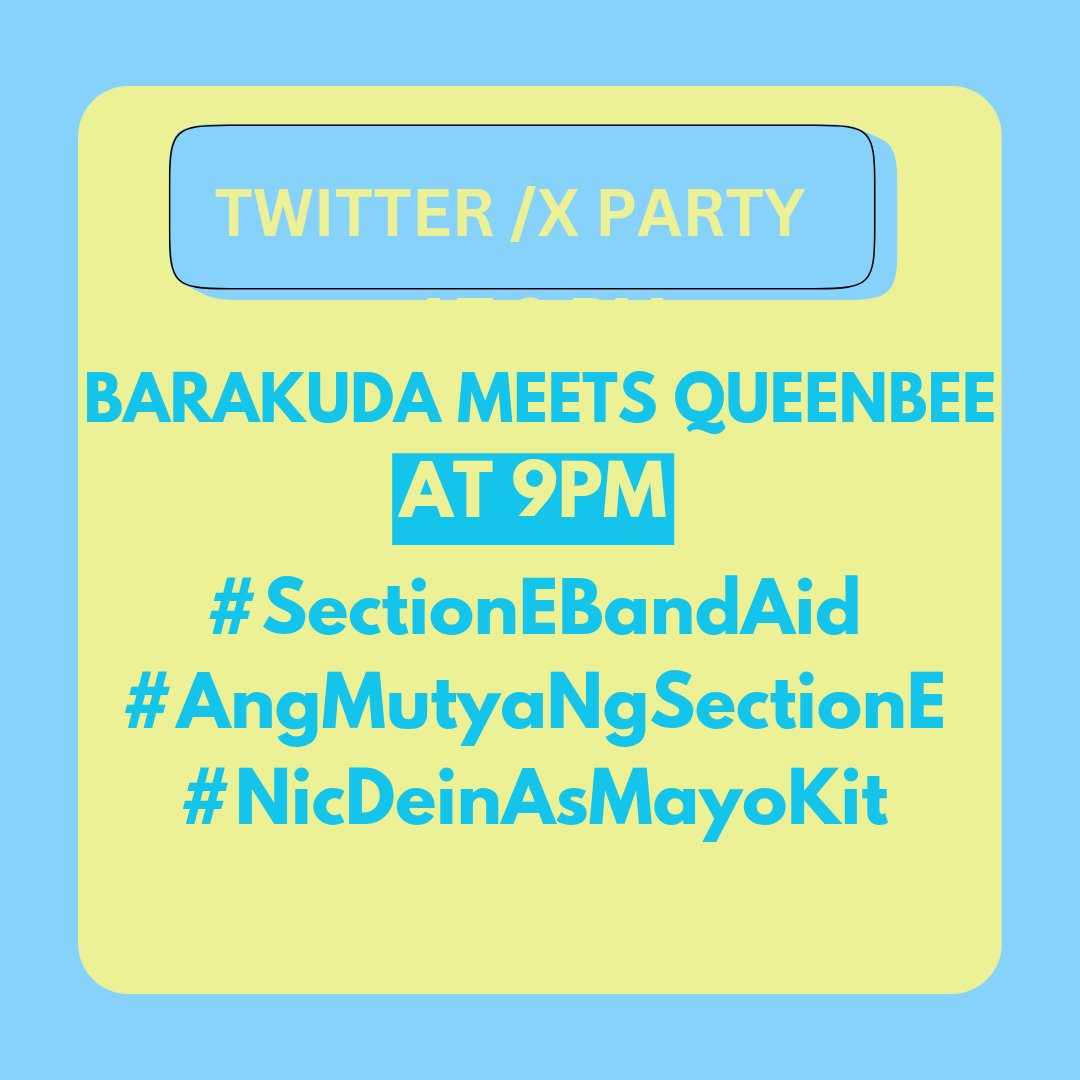MayoKitOfficial's tweet photo. Episode 3 is will now releasing. Join us on Twitter Party at 9 pm. See you later at Twitter Party Warriors!

BARAKUDA MEETS QUEENBEE

#SectionEBandAid
#AngMutyaNgSectionE
#NicDeinAsMayoKit https://t.co/oriRfOjs1b