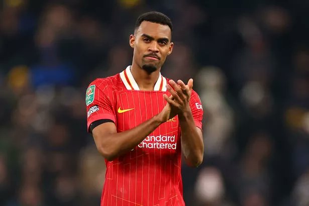 AnythingLFC_'s tweet photo. It's still unbelievable how good Ryan Gravenberch has been for Liverpool this season.

Looked like one of those players under Klopp who just wasn't going to work out but now is one of the best footballers in the Premier League at the moment. https://t.co/a7ocO1GGML