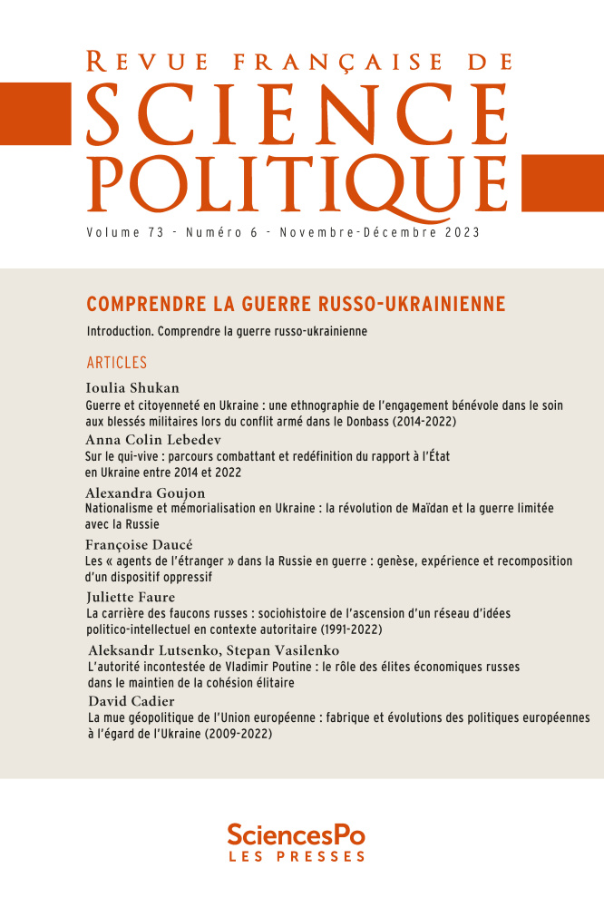 AFSP (@afspinfos) on Twitter photo Comprendre la guerre russo-ukrainienne
➡️ le nouveau dossier thématique de la <a href="/RFSP_revue/">Revue française de science politique</a> qui, loin des simplifications qui dominent la lecture géopolitique du conflit, insère son étude dans les profondeurs du social et du politique.
afsp.info/comprendre-la-…
#russie #ukraine #SHS Comprendre la guerre russo-ukrainienne
➡️ le nouveau dossier thématique de la <a href="/RFSP_revue/">Revue française de science politique</a> qui, loin des simplifications qui dominent la lecture géopolitique du conflit, insère son étude dans les profondeurs du social et du politique.
afsp.info/comprendre-la-…
#russie #ukraine #SHS