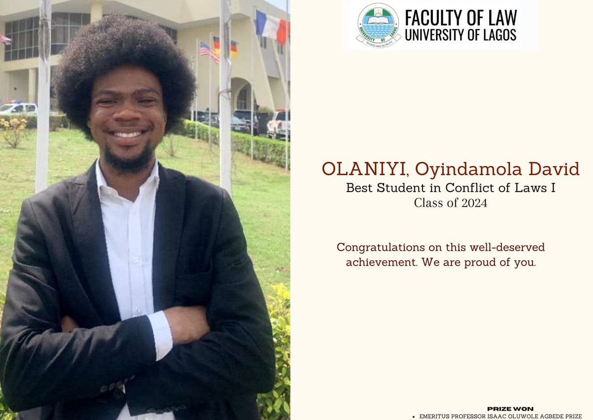 FLawUnilag's tweet photo. STAND UP for the Champions!!! 🏆 

Welldone! We are proud of you🤝 https://t.co/YqLHEQ59CM
