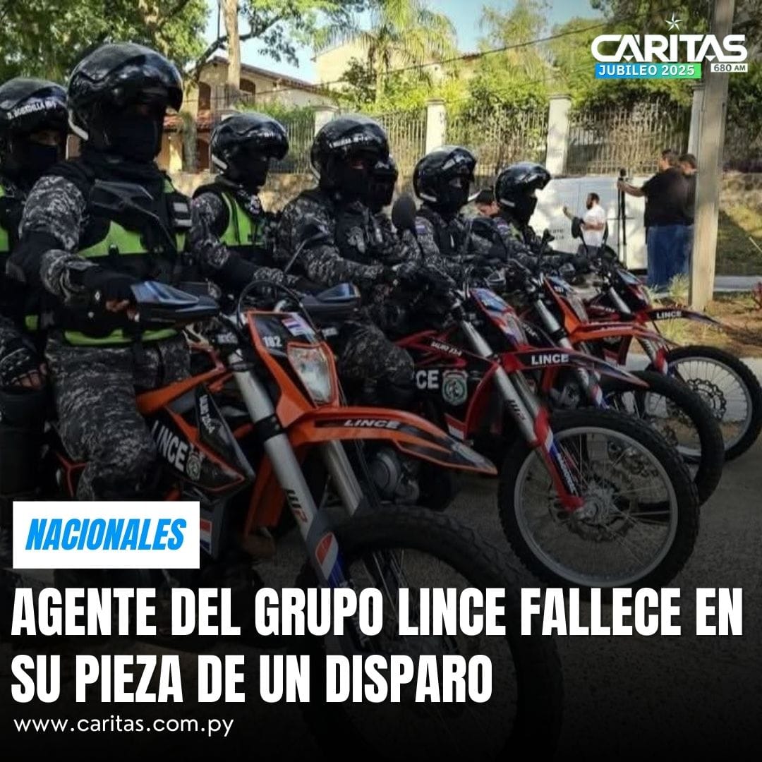 #ElDespertador 🗞⏰️| Agente del grupo Lince fallece en su pieza de un disparo

🔹️Se trata del Suboficial Ayudante Mauro González (24), quien falleció de un disparo en la cabeza, tras discutir con su pareja en un inquilinato en Isla Bogado (Luque).

🔹️Personal de la Cría. 46