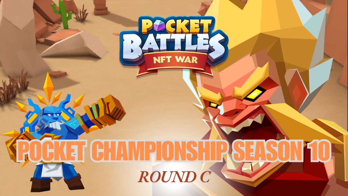 [📢Pocket Championship Season 10 (Round C) Reminder]

Do not miss out on the chance to obtain more rewards in Round C!

🏆PKS, 7-day Battle Card, Legendary Soldier and Flag Random box

⏰~ Jan 31

Prize details👉bit.ly/4dreZfQ

#NFT #Web3Gaming #p2e #PocketBattlesNFTWar