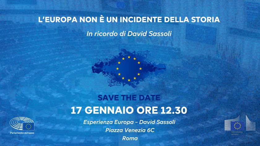 🇪🇺 Venerdì 17 gennaio, ore 12:30 a Roma: dialogo sul futuro dell'Europa in ricordo di David Sassoli con ospiti d’eccezione. 
🎶 Anteprima musicale di Klaus.
 👉Ingresso libero: Esperienza Europa – Piazza Venezia 6c, Roma
🔗Streaming: youtube.com/live/gYEIa-YwE… 
<a href="/Europarl_EN/">European Parliament</a>
