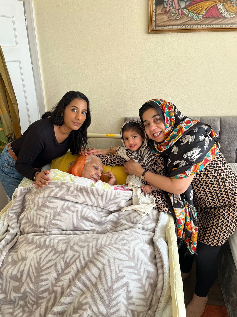 2025 is going to be about developing the Art of Detachment For 64yrs I have shared my birthday with my Mum. An extraordinary a tough love  mum who shaped me. Now the  focus is mums final journey to be at one with the creator. #4Generations
