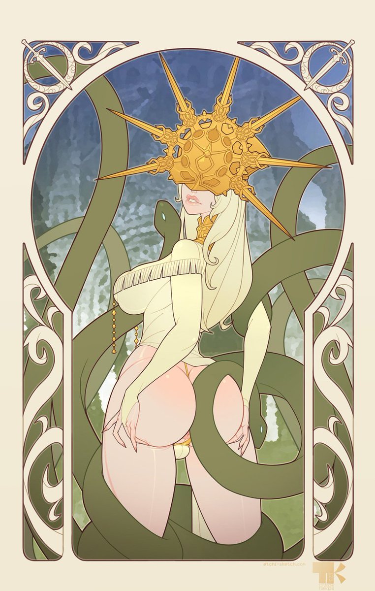 Fervent servants of Gwyndolin are said to be given a reward for their devotion, in the form of a card tag seemed to carry her gaze, her cool warmth and the ability to partially summon her.

She never knew how provocative it truly was, nor what parts sinful minds would summon...