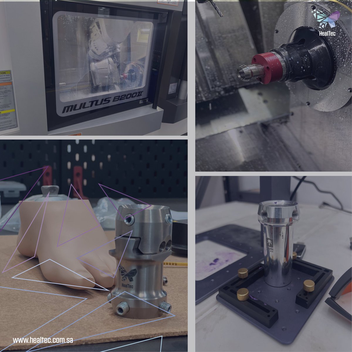 The process of manufacturing Prosthetic adaptors requires precision and attention to details, while keeping in mind the Patient’s needs and requirements

#healtech #ksa #factory #orthotics #prothesis #أطراف_صناعية #جبائر #هيل_تيك #السعودية #saudimade #ksa #vision2030 #orthotic