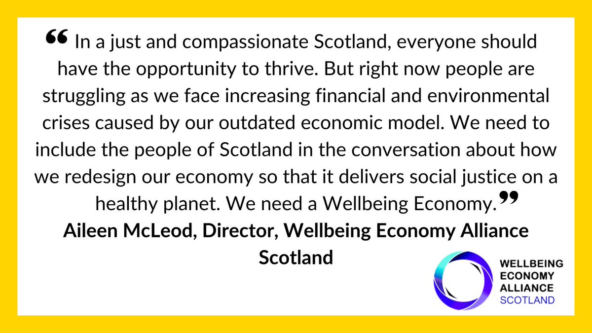 📢 New report out now highlights how our economy is failing the people of Scotland.

We joined voices with leading academics and economists to call for the people of Scotland to have more of a say in the decisions that impact their lives.

Find out more: weallscotland.org/post/new-repor…