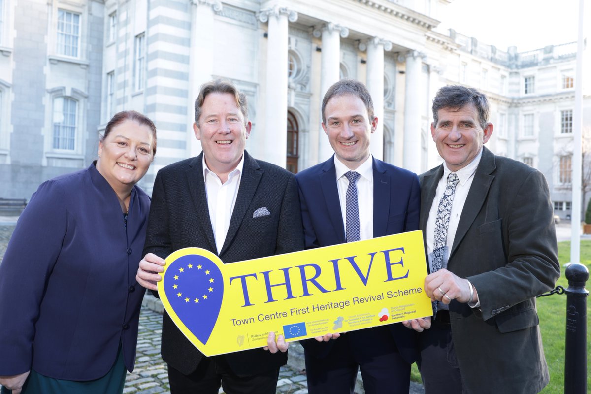 Ministers <a href="/DarraghOBrienTD/">Darragh O'Brien</a> and <a href="/Alan_Dillon/">Alan Dillon</a> announce €85 Million in second Call for EU Co funded THRIVE Scheme to Revitalise Ireland’s Heritage Buildings including €25 million allocated to the Northern and Western Region. 
#EUinmyregion
nwra.ie/e85-million-av…