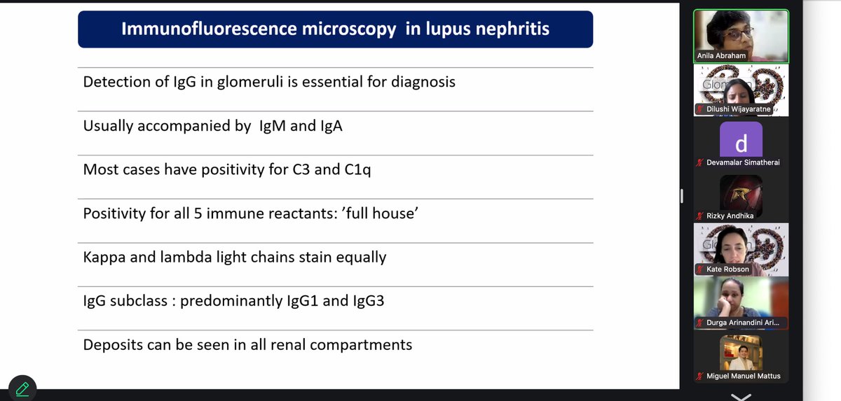 All "full house" is not lupus  and all lupus is not "full house".
#lupus #biopsy #IF
<a href="/AnilaKurien/">Anila Abraham Kurien</a> <a href="/GlomCon/">GlomCon</a>