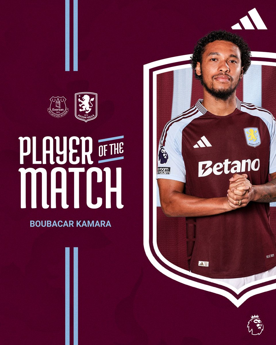 Unplayable 😍

Your #EVEAVL Player of the Match: Boubacar Kamara!

<a href="/adidas/">adidas</a> || #UpTheVilla
