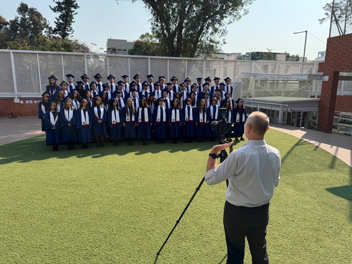 AndyHSP (@hsp_andy) on Twitter photo Today was a beautiful Photo Day for all HS Students and Teachers! Everyone looked terrific! Especially the Class of 2025, donning their caps and gowns. Graduation will be here before we know it!
<a href="/aishongkong/">American International School</a>
<a href="/asimpsonEDU/">Anita Simpson</a>
<a href="/Meg_Rob22/">Meghan Robertson</a>
#RedBrick125
#AISShareTheLove Today was a beautiful Photo Day for all HS Students and Teachers! Everyone looked terrific! Especially the Class of 2025, donning their caps and gowns. Graduation will be here before we know it!
<a href="/aishongkong/">American International School</a>
<a href="/asimpsonEDU/">Anita Simpson</a>
<a href="/Meg_Rob22/">Meghan Robertson</a>
#RedBrick125
#AISShareTheLove