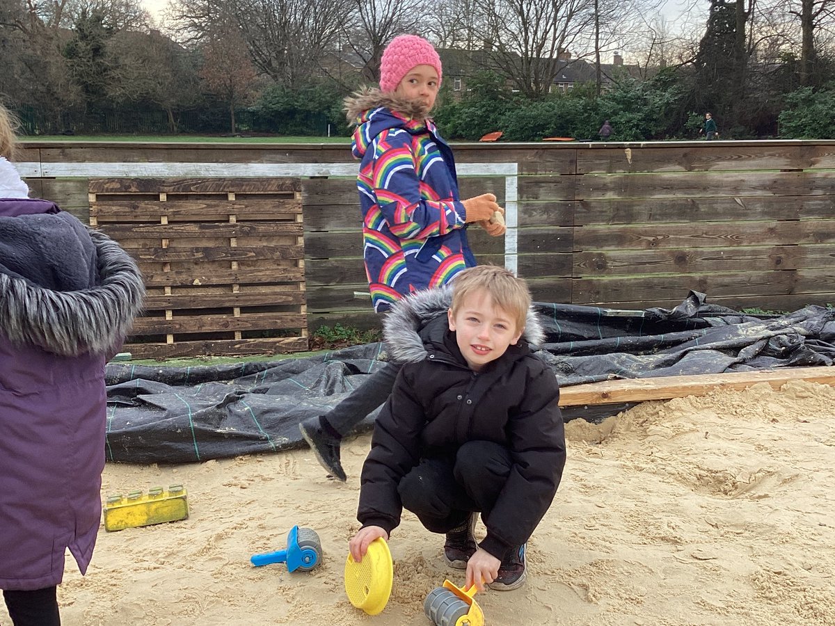 mv_primary's tweet photo. OPAL - Outdoor Play and Learning - the cold, wet weather doesn't stop sandpit play :) https://t.co/89lJ0oAjVY