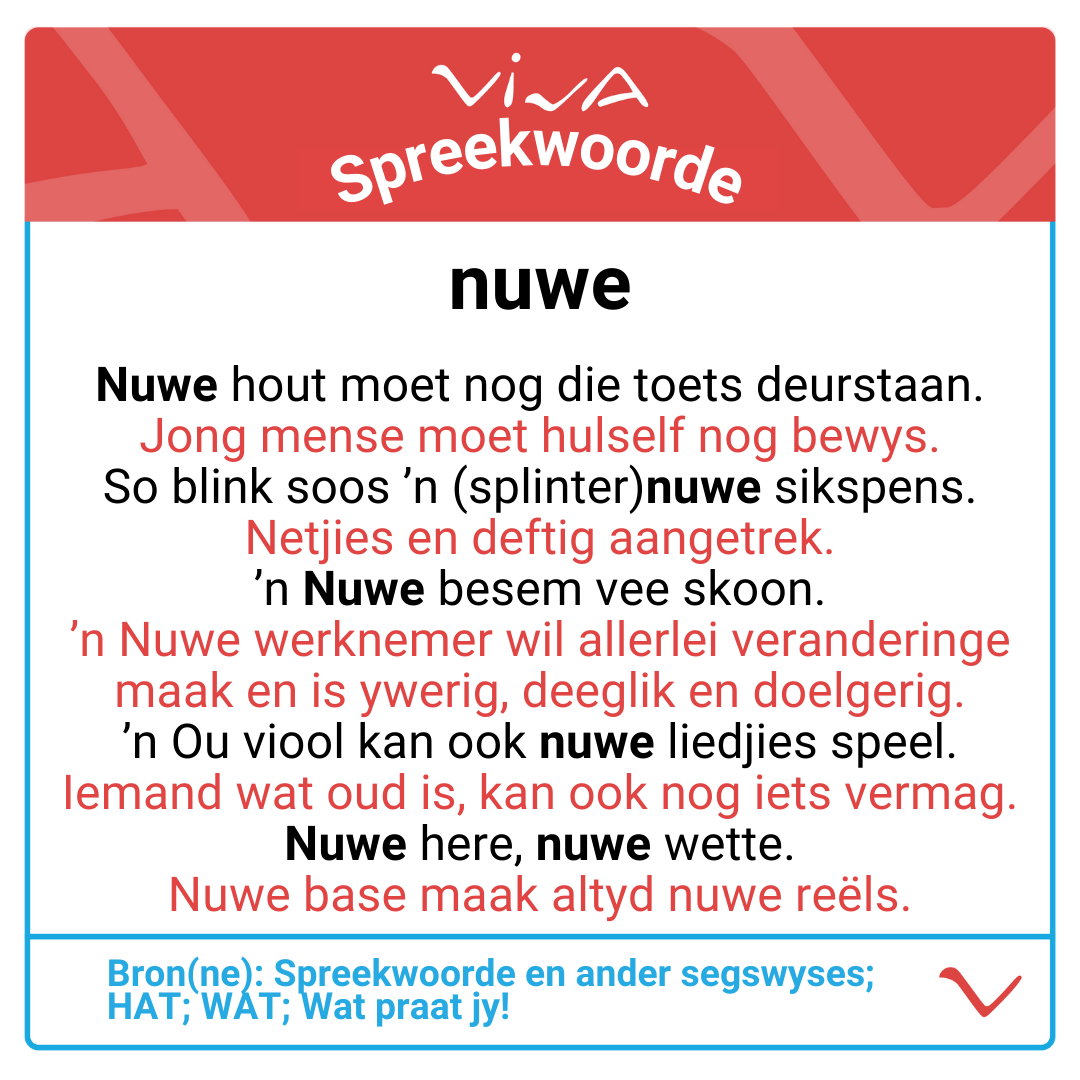 viva_afrikaans's tweet photo. #viva #afrikaans #vivaafrikaans #nuwe #spreekwoorde #idiome #uitdrukkings https://t.co/B0iMgzQTN1