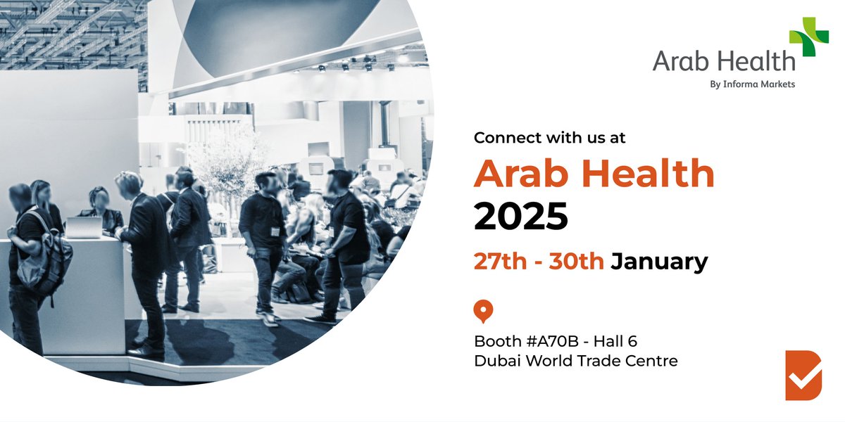 DataFlowGroup's tweet image. Join us at Arab Health 2025! Booth # A70B, Hall 6, Dubai World Trade Centre, Jan 27-30.
Explore our solutions:
✅ Education & Employment Verification
✅ Premium Services for Hospitals
✅ AI-Driven Doc Tampering Screening
Let's connect!
#ArabHealth2025 #HealthTech #DataFlow