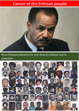 Le régime d’#Afwerki ne connaît que les chaînes et les barreaux. Ses prisons s’étendent jusque dans la diaspora. Mais aucune dictature ne peut survivre éternellement à la vérité. Levons-nous pour la liberté ! 
#TransnationalRepression
#Eritrea #BlueRevolution
#NoMorePFDJTerror