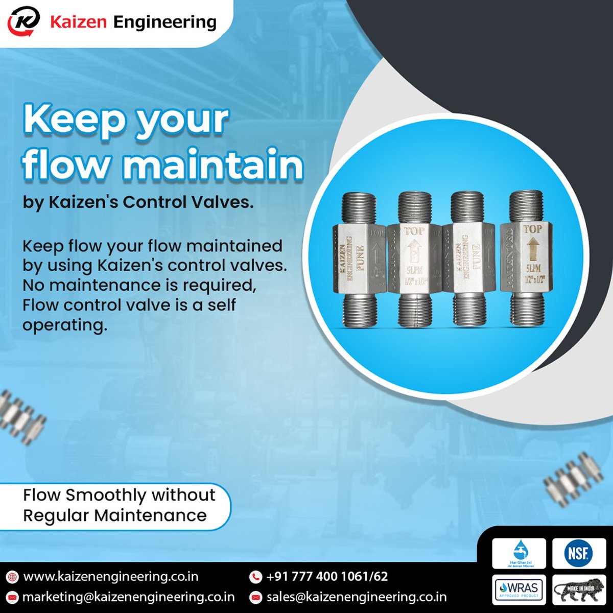 _kaizenengineer's tweet image. 💧 Maintain Your Flow with Kaizen's Control Valves 💧

#KaizenControl #EfficientFlow #EngineeringSuccess #IndustrialSolutions #ProcessControl #ValveTechnology #FlowManagement #PrecisionEngineering #SustainableEngineering #KaizenInnovation #kaizen_engineering #kaizen