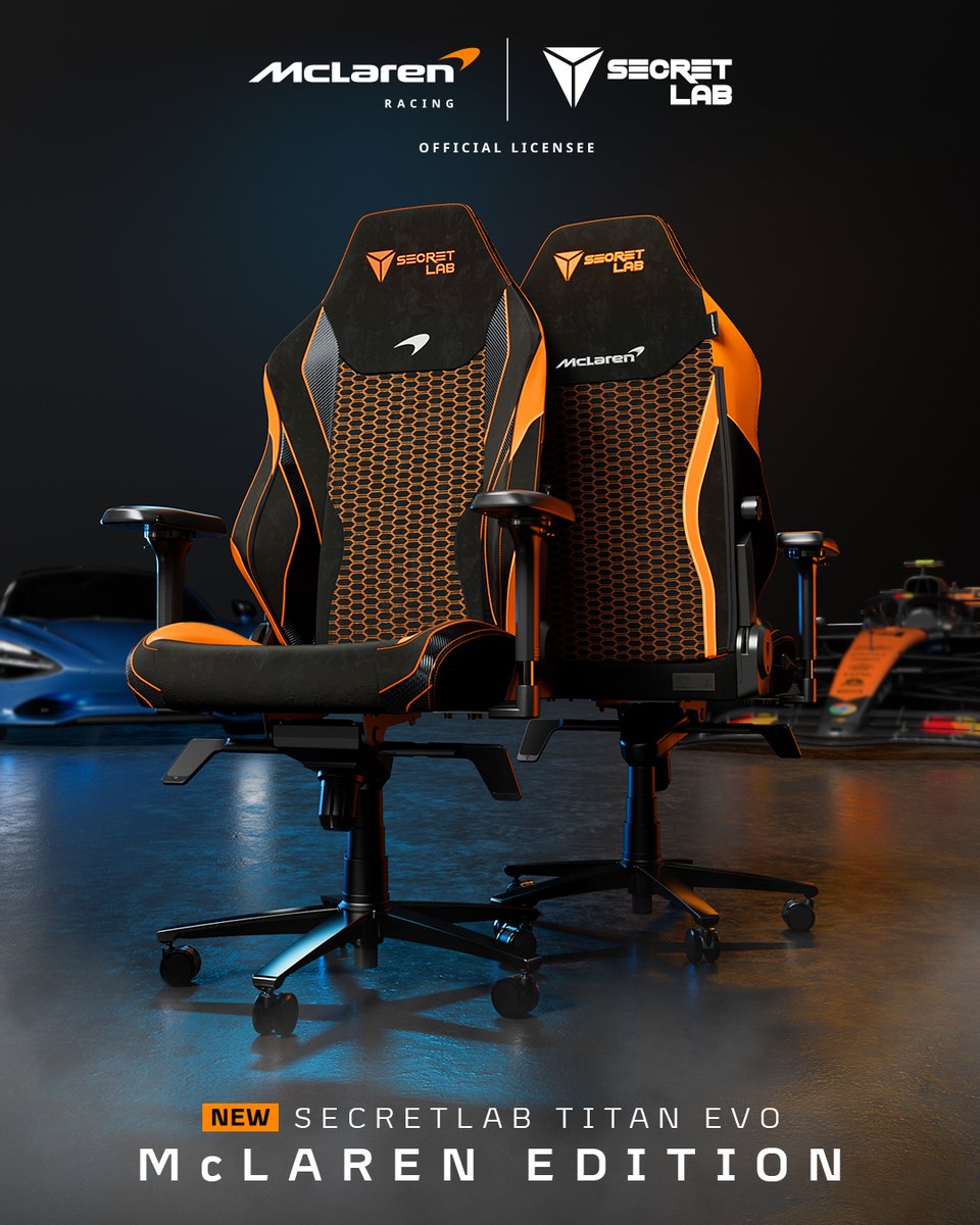 Co-created with <a href="/McLarenF1/">McLaren Mastercard Formula 1 Team 🧡</a> Racing, the Secretlab McLaren Collection is a tribute to over six decades of engineering excellence. Experience a chair infused with the same focus on technical innovation: secretlab.co/mclaren

#mclaren #f1 #racing #automotive