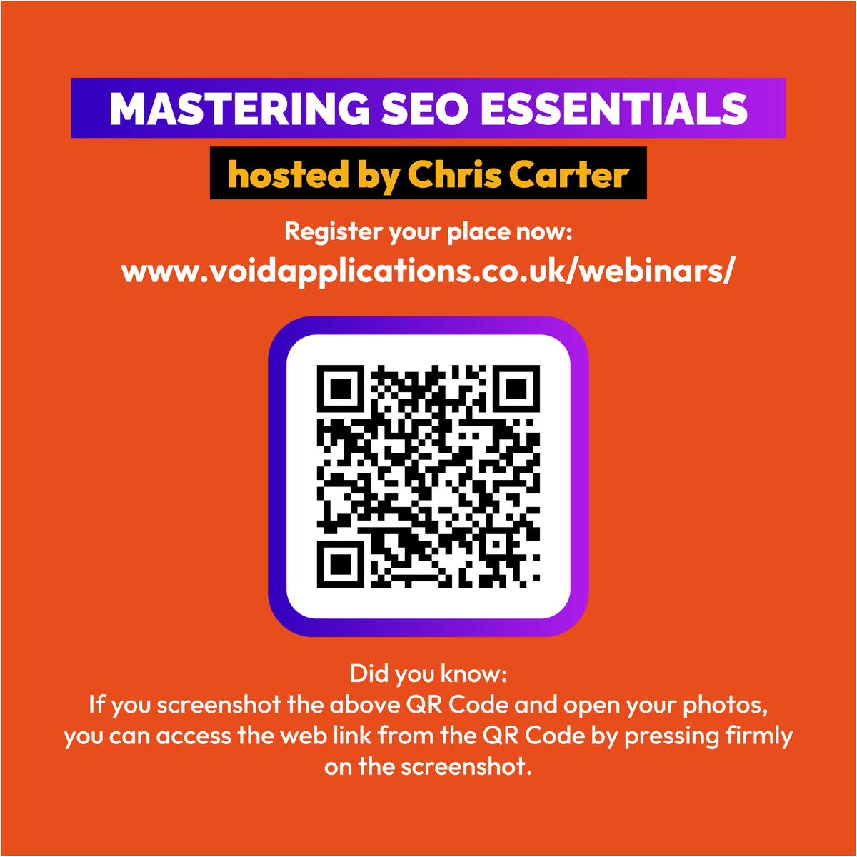 VOiD Applications tweet media