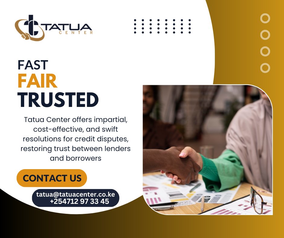 TatuaCenter's tweet photo. Did you know ADR can resolve disputes 3x faster than courts? Learn how Tatua Center helps lenders and borrowers save time and money. 

Resolve disputes without lengthy battles. Contact us today!

#TatuaCenter #CreditDisputes https://t.co/lKaU3nJ6Zi