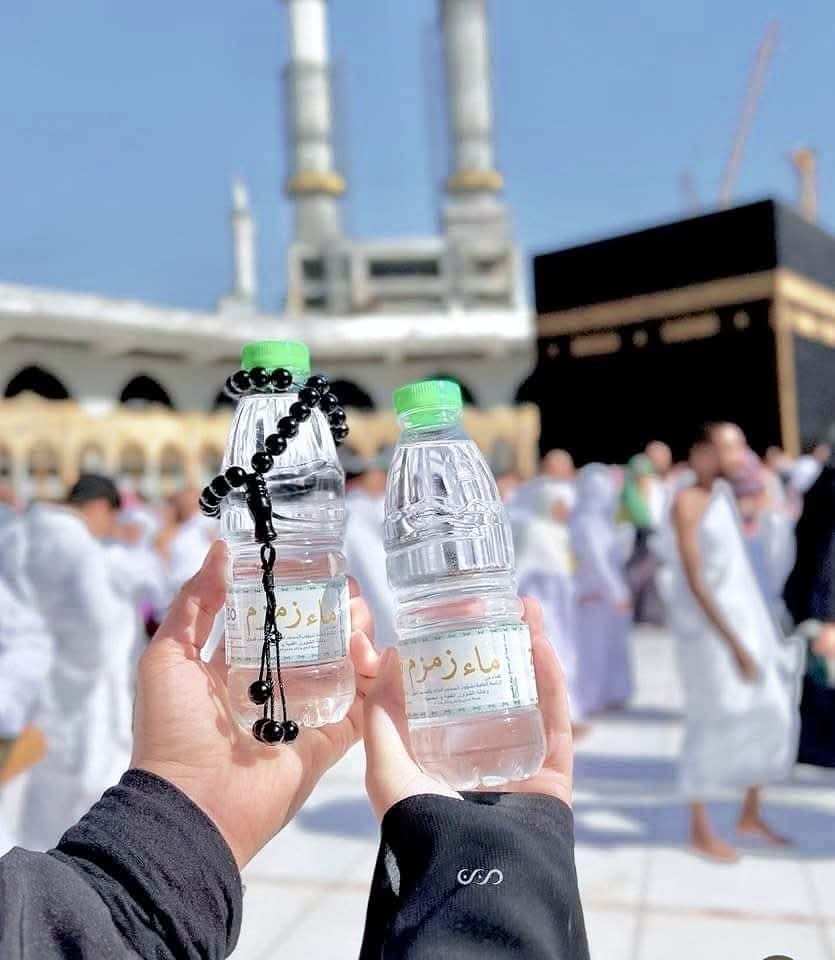 Zam Zam water 
The Purest water in the world ✨🤍
