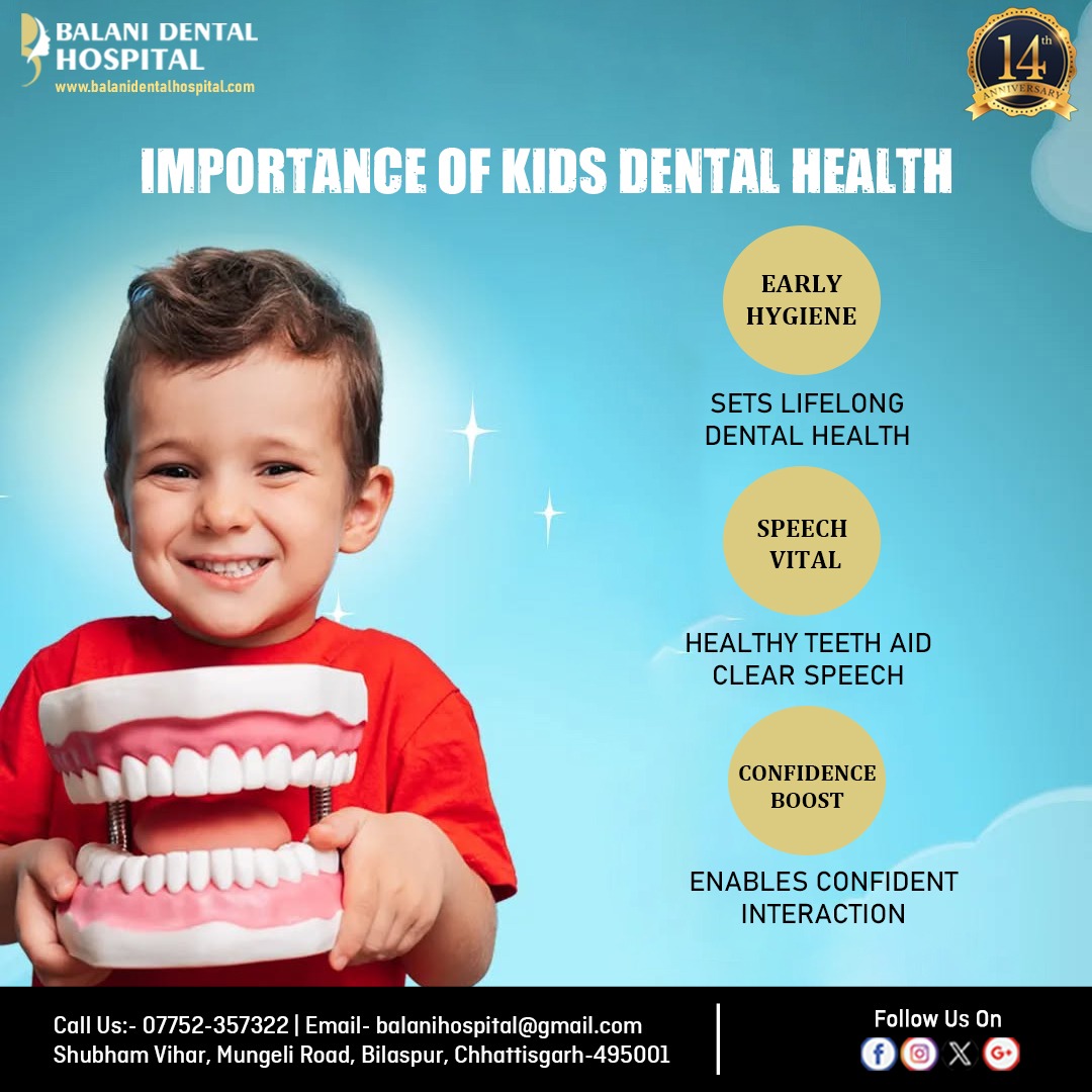 Balanidental's tweet photo. Little Teeth, Big Responsibility!
#PediatricDentistry

📞Call us:- 07752-357322
🌐Visit us- https://t.co/bPFqFJbNHC

#KidsDentalCare #HealthySmiles #ChildrensDentistry #BrightFutureSmiles #WellnessFirst #ToothCareTips #DentalAwareness #balanidental #bilaspur #chhattisgarh https://t.co/4nwWmjp76q