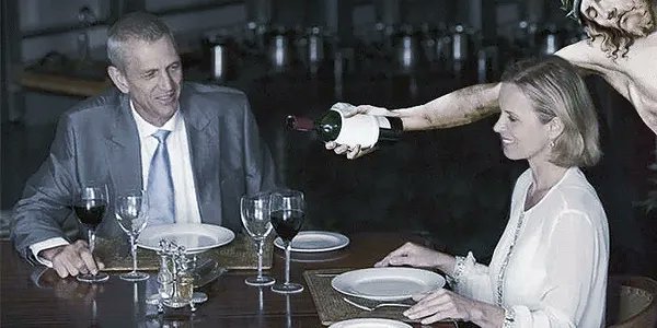 EverydayDevine's tweet photo. It’s not about the miracle, it’s about showing up with the wine when it counts. CosmicBro https://t.co/yhI1ByVtpj