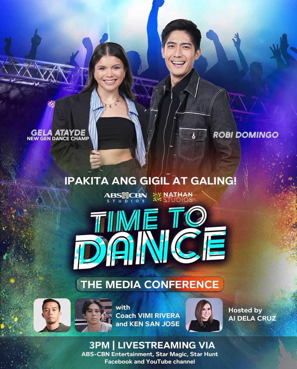 HAPPENING TODAY! Catch #GLXYartist <a href="/kensanjose_/">Kenneth</a> at the Media Conference of ABS-CBN’s newest dance survival reality show, Time to Dance! Tune in on the ABS-CBN Entertainment, Star Magic, and Star Hunt Facebook and YouTube channels at 3pm! 🕺🏻💃🏻