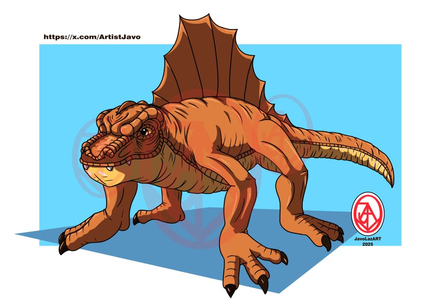 ArtistJavo's tweet photo. Un dibujo nuevo, mi dimetrodon científicamente inexacto, se basa en un juguete que tengo desde 1993.
#dimetrodon #artshare #dinosaur #dinosaurios #versionlibre #freeversion #dibujo #dibujolibre #ilustracion #DigitalDrawing #drawing #dibujodigital #art #artistasargentinos https://t.co/3Dj4pYem6M
