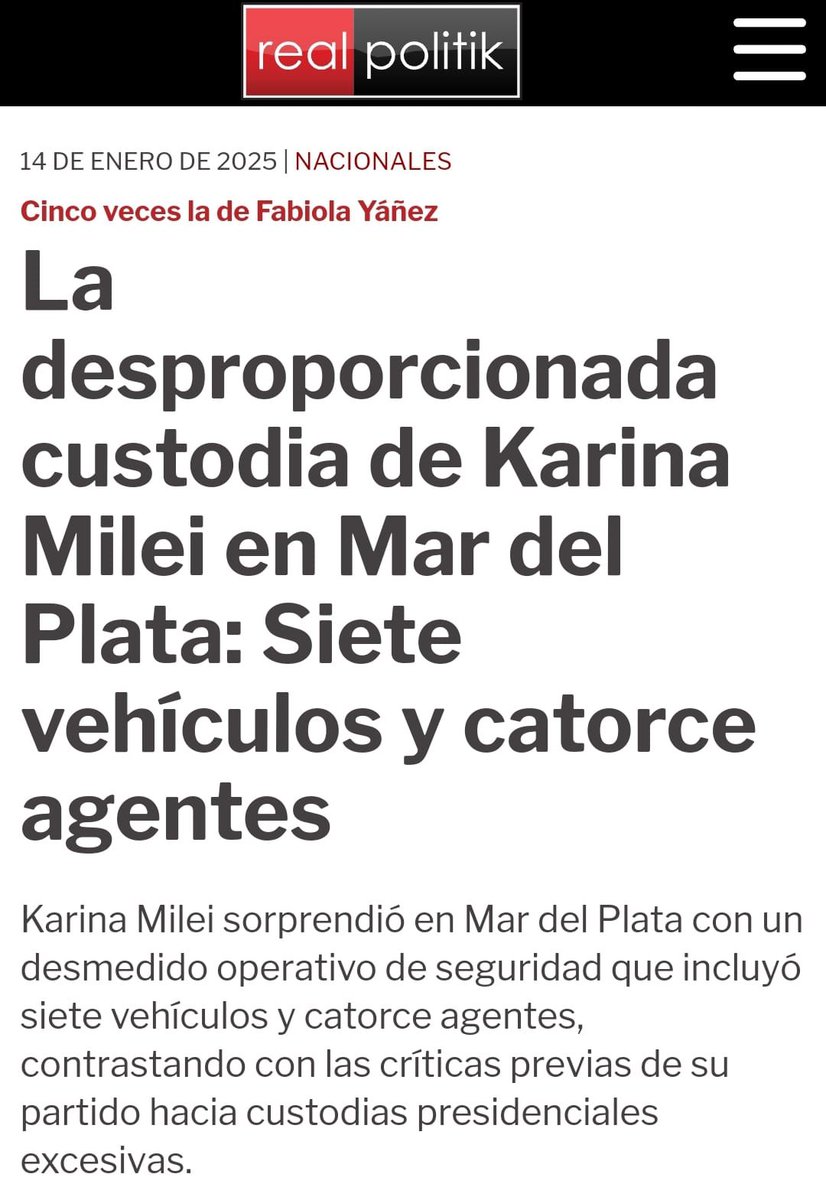 capcentral's tweet image. Quien carajo se cree la repostera para ir a MDQ con 7 vehículos de custodia y 14 agentes pagados con la nuestra. 

Critican a los demás pero por qué no miran hacia su propio ombligo y dejan de hacer lo que pregonan que no hay que hacer