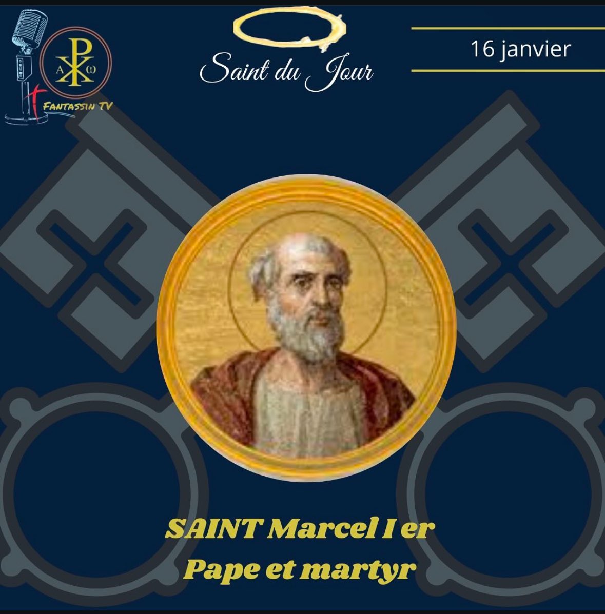 FantassinTV's tweet photo. Le Saint du jour ⬇️ https://t.co/sZKQ0TG9Cv